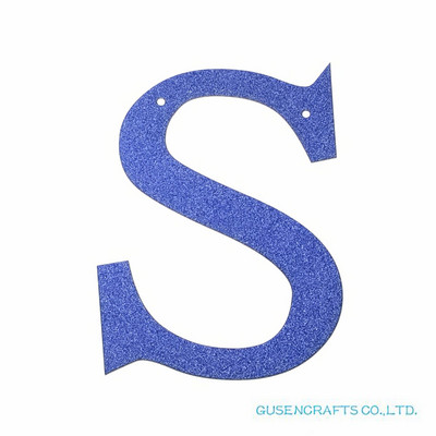 1 бр./лот Персонализирана 13 см. Направи си сам блестяща хартия, кралско сини букви, банери/гирлянди, висящи декорации за сватба, рожден ден