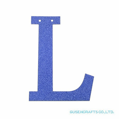 1 бр./лот Персонализирана 13 см. Направи си сам блестяща хартия, кралско сини букви, банери/гирлянди, висящи декорации за сватба, рожден ден