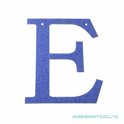 1 бр./лот Персонализирана 13 см. Направи си сам блестяща хартия, кралско сини букви, банери/гирлянди, висящи декорации за сватба, рожден ден