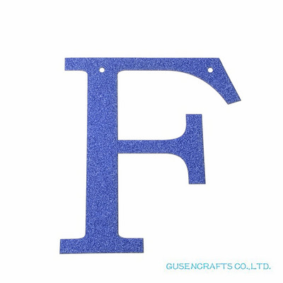 1 бр./лот Персонализирана 13 см. Направи си сам блестяща хартия, кралско сини букви, банери/гирлянди, висящи декорации за сватба, рожден ден