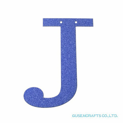 1 бр./лот Персонализирана 13 см. Направи си сам блестяща хартия, кралско сини букви, банери/гирлянди, висящи декорации за сватба, рожден ден