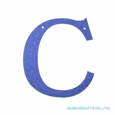 1 бр./лот Персонализирана 13 см. Направи си сам блестяща хартия, кралско сини букви, банери/гирлянди, висящи декорации за сватба, рожден ден