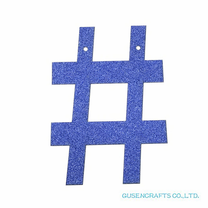 1 бр./лот Персонализирана 13 см. Направи си сам блестяща хартия, кралско сини букви, банери/гирлянди, висящи декорации за сватба, рожден ден