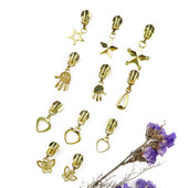 5 vnt. cinko lydinio padengimas 5# užtrauktuko galvutė drabužiams paltai Automatinis užraktas metalinis uždaras užtrauktuko slankiklis „pasidaryk pats“ audinių siuvimo priedai