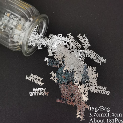 15 g numurs 40 konfeti vizuļi Zelta sudraba 40. gadadienas dzimšanas dienas pasākuma ballītes dekorēšanai Konfeti fliteriem ballīšu piederumi