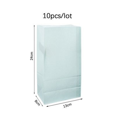 10 bucăți pungi colorate de hârtie pentru petrecere de nuntă, bomboane, cadou, pungă de hârtie, biscuiți, biscuiți, pâine, aspect, gustări, coacere, pungă pentru pachet