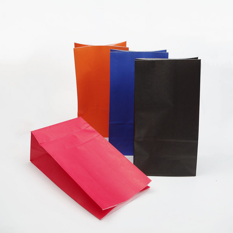 10 bucăți pungi colorate de hârtie pentru petrecere de nuntă, bomboane, cadou, pungă de hârtie, biscuiți, biscuiți, pâine, aspect, gustări, coacere, pungă pentru pachet