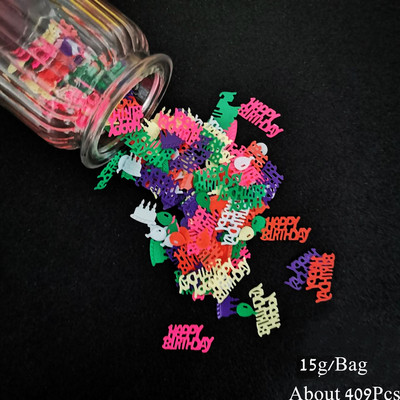 15 g Număr 50 Confetti Cifre argintiu auriu Eveniment a 50-a aniversare Decor pentru petrecerea de ziua de naștere Confetti Paiete Rechizite pentru petrecere 500 buc