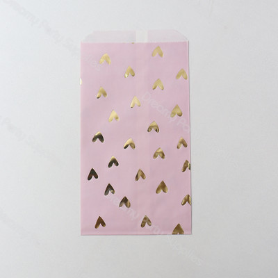 12 bucăți îngroșați cadou pungă de hârtie cu puncte autocolante caramele dulciuri prăjituri inimă pungă de hârtie kraft pentru petrecere de Crăciun saci de artizanat husă aniversare