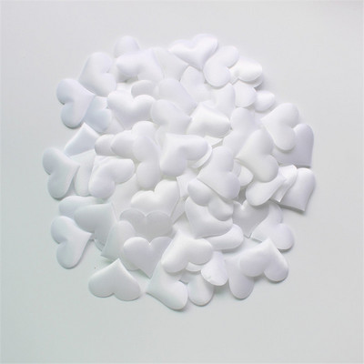 100 vnt/rinkinys Kempinė rožinė Širdies formos konfeti Vestuvių mėtymo žiedlapiai Romantiški vestuvių papuošalai