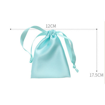 Имитация на копринена торбичка за бижута Опаковъчни торбички Чанти с шнурове Бонбони Сватбено парти Грим Подарък Джобна опаковка Доставки