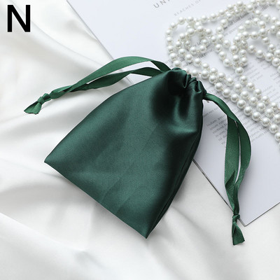 Imiteeritud siidist ehete kottide kotid, nööride kotid, kommid, pulmapeo meik, kingituste tasku pakkimise varustus