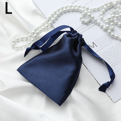 Imiteeritud siidist ehete kottide kotid, nööride kotid, kommid, pulmapeo meik, kingituste tasku pakkimise varustus