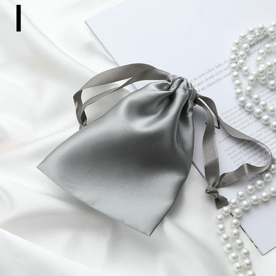 Imiteeritud siidist ehete kottide kotid, nööride kotid, kommid, pulmapeo meik, kingituste tasku pakkimise varustus