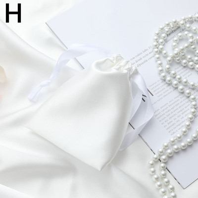 Imiteeritud siidist ehete kottide kotid, nööride kotid, kommid, pulmapeo meik, kingituste tasku pakkimise varustus