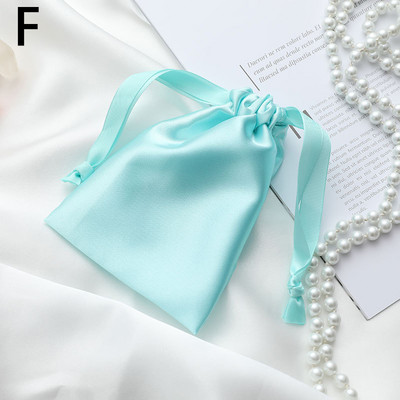 Imiteeritud siidist ehete kottide kotid, nööride kotid, kommid, pulmapeo meik, kingituste tasku pakkimise varustus