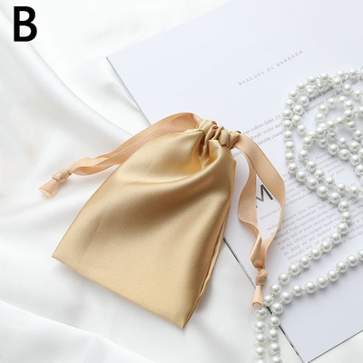 Imiteeritud siidist ehete kottide kotid, nööride kotid, kommid, pulmapeo meik, kingituste tasku pakkimise varustus