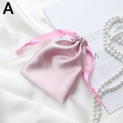 Imiteeritud siidist ehete kottide kotid, nööride kotid, kommid, pulmapeo meik, kingituste tasku pakkimise varustus