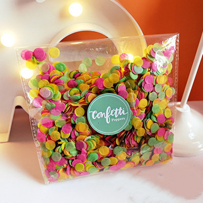 Värvilised konfeti pulmapeo viskamistarbed kunstpaberijäägid õhupallide täitmise tarvikud pulma sünnipäevapeoks