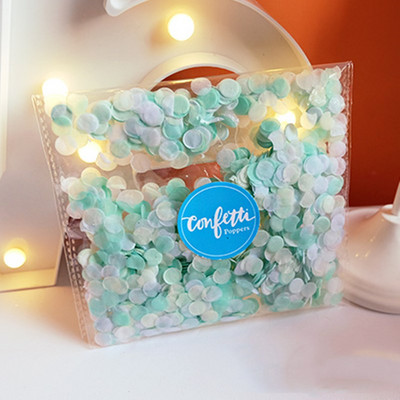 Värvilised konfeti pulmapeo viskamistarbed kunstpaberijäägid õhupallide täitmise tarvikud pulma sünnipäevapeoks