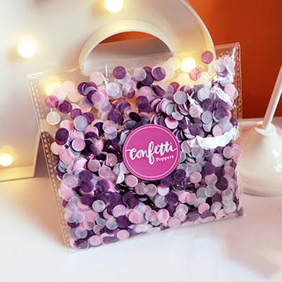 Värvilised konfeti pulmapeo viskamistarbed kunstpaberijäägid õhupallide täitmise tarvikud pulma sünnipäevapeoks