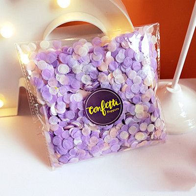 Värvilised konfeti pulmapeo viskamistarbed kunstpaberijäägid õhupallide täitmise tarvikud pulma sünnipäevapeoks