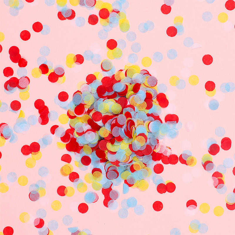 Värvilised konfeti pulmapeo viskamistarbed kunstpaberijäägid õhupallide täitmise tarvikud pulma sünnipäevapeoks