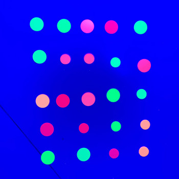 UV Glow Party Αξεσουάρ Νέον Στρογγυλό Κομφετί Glow Circle Dots Νέον Διακόσμηση Λάμψη στο UV πάρτι για πάρτι γενεθλίων γάμου