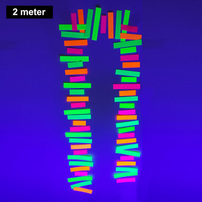 UV-fényű party-kiegészítők Neon kerek konfetti világító körpontok Neon dekoráció Ragyog az UV-partiban esküvői születésnapi partira