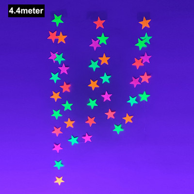 UV-fényű party-kiegészítők Neon kerek konfetti világító körpontok Neon dekoráció Ragyog az UV-partiban esküvői születésnapi partira