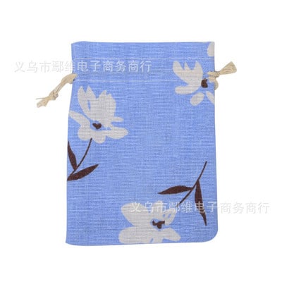 20 buc 10x14 cm imprimare desene animate multicolore vintage din pânză naturală de pânză naturală, cadou, pungi de bomboane pentru petrecere de nuntă.