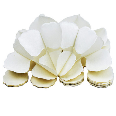 2 bucăți steaguri de hârtie cu trifoi cu patru frunze Ghirlanda de țesut multicolore, fundal pentru nunta, petrecere de aniversare, decorare pentru agățat bricolaj