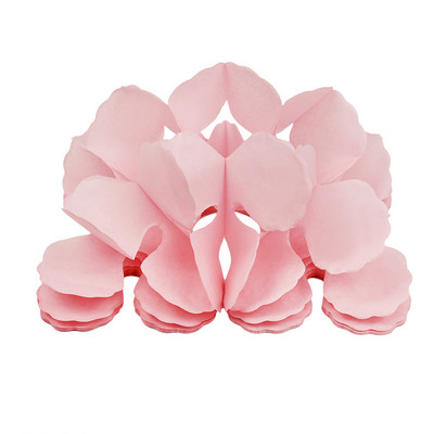 2 bucăți steaguri de hârtie cu trifoi cu patru frunze Ghirlanda de țesut multicolore, fundal pentru nunta, petrecere de aniversare, decorare pentru agățat bricolaj