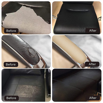 Самозалепващи кожени лепенки за ремонт Стикери Стикери от кожен плат за седалка за кола Диван Аксесоари за обновяване на домашни мебели