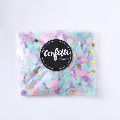 1cm 20g/pungă confetti colorate din plastic Decor pentru nuntă romantică Baloane aurii/sliver Confetti petrecere de aniversare Baby Shower DIY