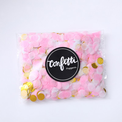 1cm 20g/pungă confetti colorate din plastic Decor pentru nuntă romantică Baloane aurii/sliver Confetti petrecere de aniversare Baby Shower DIY