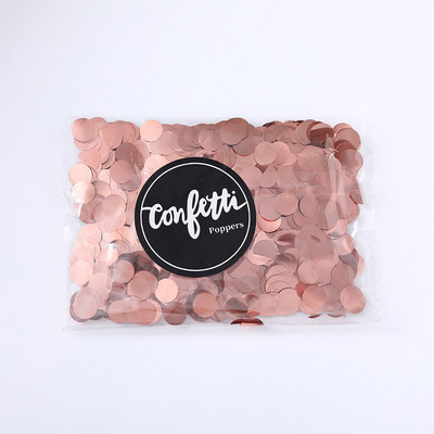 1cm 20g/pungă confetti colorate din plastic Decor pentru nuntă romantică Baloane aurii/sliver Confetti petrecere de aniversare Baby Shower DIY