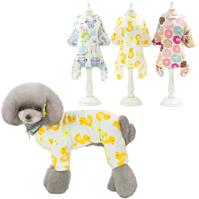 Topla odjeća za pse Kućni ljubimac Pas Mačka Kombinezoni Slatke pidžame s 4 noge Kombinezoni za male srednje pse Odjeća Chihuahua Yorkie Odjeća za kućne ljubimce