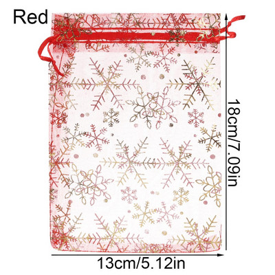 50/100 db/tétel Fashion Star Organza Táskák Szép Ékszer Csomagoló Táskák Esküvői Karácsonyi ajándék tasakok Táska 9x12cm Kiváló minőségű