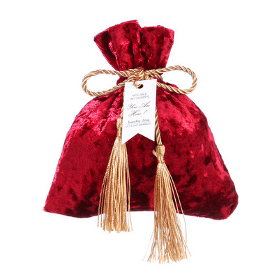 2022 Fashion Velvet Candy Bag Τσάντες δώρου Φορητές τσάντες με φούντα με κορδόνια προστασίας από τη σκόνη Nice Wedding Party Candy Pouches Τσάντα κοσμήματος