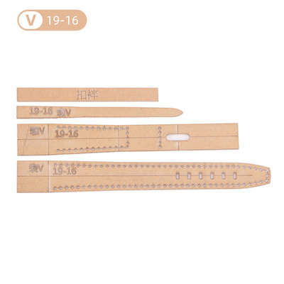 16/18/20/22/24/26mm Bőr kézműves akril óraszíj stencil sablon eszköz DIY akril sablon mintás stencil bőr