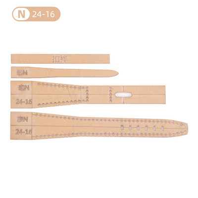 16/18/20/22/24/26mm Bőr kézműves akril óraszíj stencil sablon eszköz DIY akril sablon mintás stencil bőr