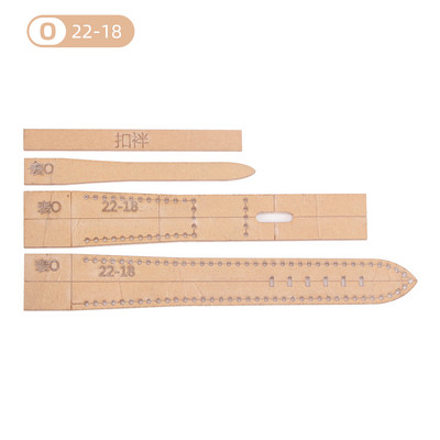 16/18/20/22/24/26mm Bőr kézműves akril óraszíj stencil sablon eszköz DIY akril sablon mintás stencil bőr