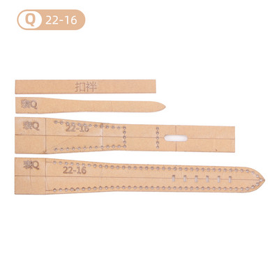 16/18/20/22/24/26mm Bőr kézműves akril óraszíj stencil sablon eszköz DIY akril sablon mintás stencil bőr