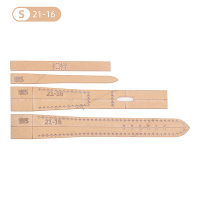 16/18/20/22/24/26mm Bőr kézműves akril óraszíj stencil sablon eszköz DIY akril sablon mintás stencil bőr