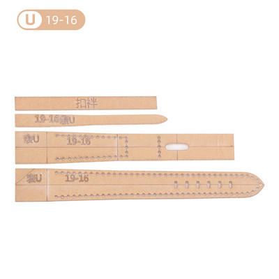 16/18/20/22/24/26mm Bőr kézműves akril óraszíj stencil sablon eszköz DIY akril sablon mintás stencil bőr