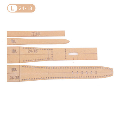 16/18/20/22/24/26mm Bőr kézműves akril óraszíj stencil sablon eszköz DIY akril sablon mintás stencil bőr