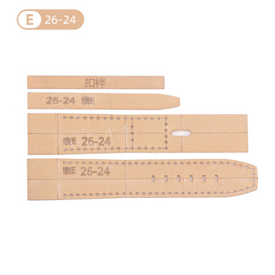 16/18/20/22/24/26mm Bőr kézműves akril óraszíj stencil sablon eszköz DIY akril sablon mintás stencil bőr