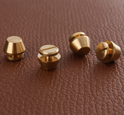 Tvirtas žalvarinis krepšio dugnas, smeigės pėdų nagai, pančiai Sraigtinė kniedė diržo kepurėms Batai Oda amatai „Pasidaryk pats“ Priedai Krepšys Metalinės pėdos