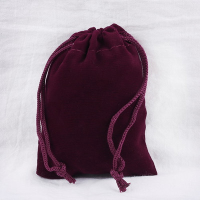 10 bucăți/lot 5x7cm 7x9cm 9x12cm 10x15cm Pungi colorate din catifea Ambalaj pentru bijuterii Ambalare cu șnur Pungi și pungi cadou